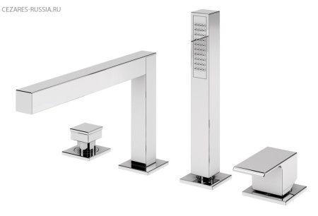 Смеситель на борт ванны CEZARES PORTA-BVDM4-SS