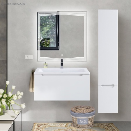 Раковина из литьевого мрамора BelBagno BB800/450-LV-MR-PR