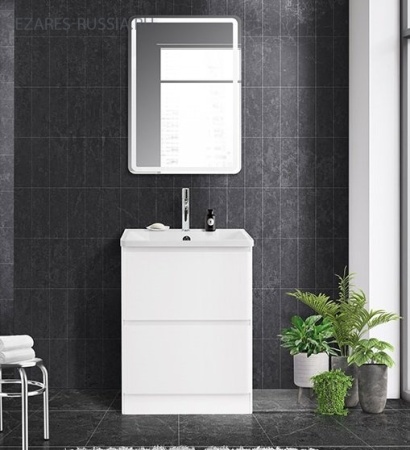 Раковина из литьевого мрамора BelBagno BB600/455-LV-MR-ALR