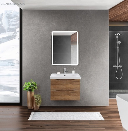 База под раковину подвесная BelBagno MARINO-CER-700-2C-SO-RR-P Rovere Rustico