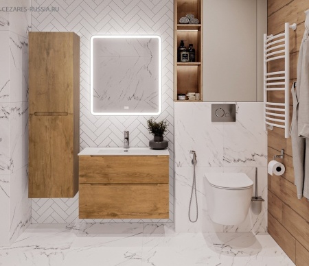 Шкаф подвесной BelBagno ETNA-1500-2A-SC-RN-P-L Rovere Nature