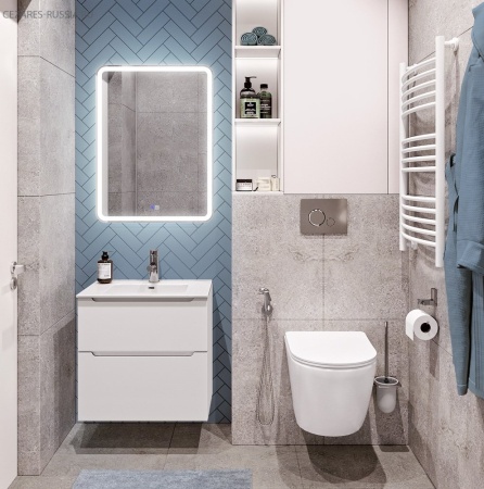 Столешница из керамогранита BelBagno KEP-60-BO Bianco Opaco