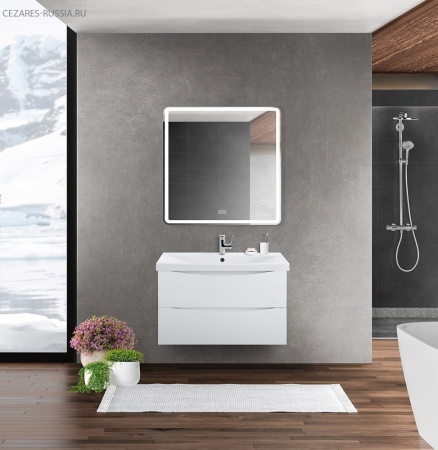 База под раковину подвесная BelBagno MARINO-CER-800-2C-SO-RG-P Rovere Grigio