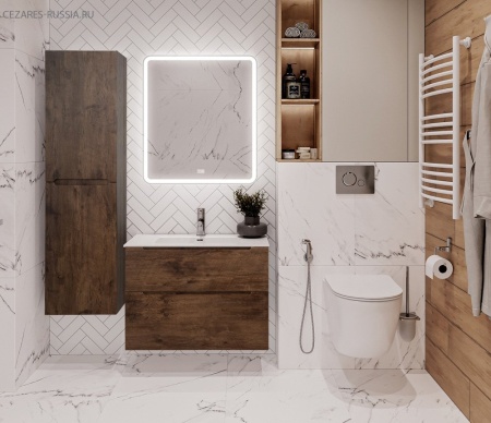 Столешница из керамогранита BelBagno KEP-90-MGL Marmo Grigio Lucido