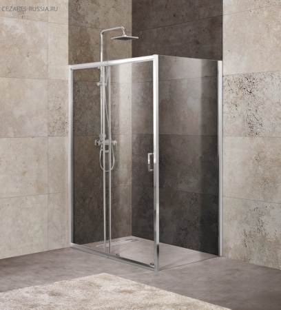 Душевой уголок BELBAGNO UNIQUE-AH-1 UNIQUE-AH-1-110/125-90-M-Cr