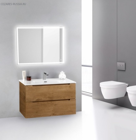 База под раковину подвесная BelBagno ETNA39-700/390-2C-SO-RW-P Rovere Moro