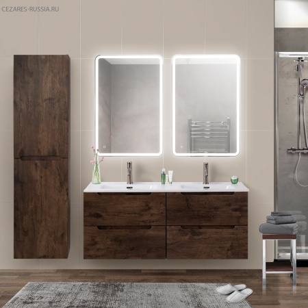 База под раковину подвесная BelBagno ETNA-600-2C-SO-RW-P Rovere Moro