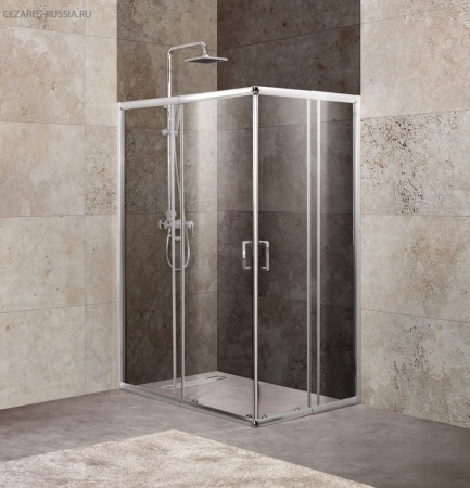 Душевой уголок BELBAGNO UNIQUE-AH-2 UNIQUE-AH-2-100/115-75/90-P-Cr