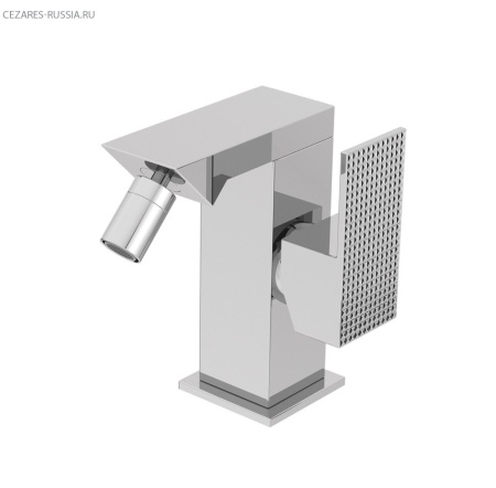 Смеситель для биде однорычажный без донного клапана Cezares PRIZMA-BSM1-02-W0